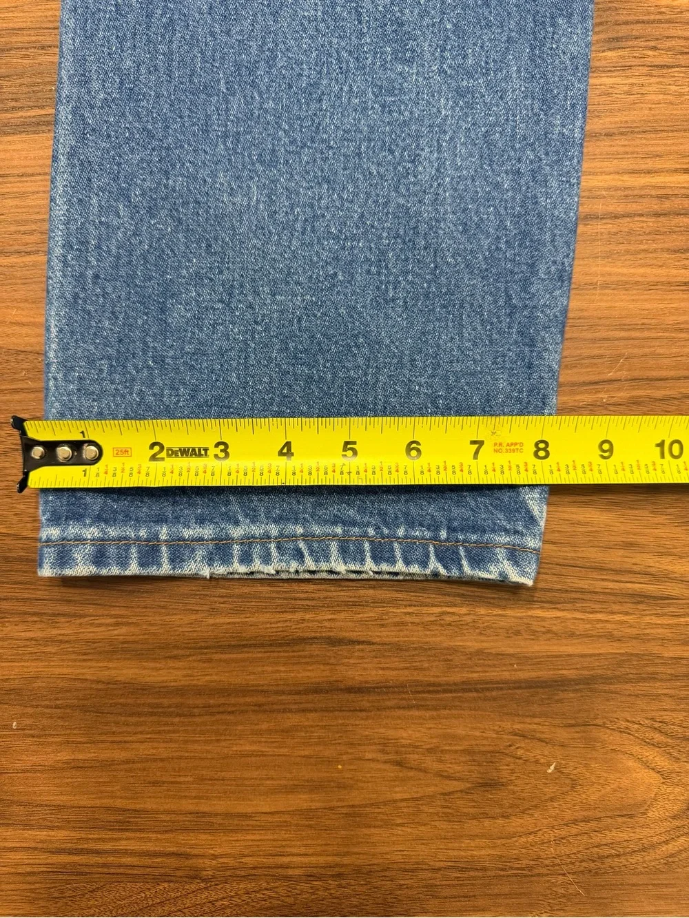 Wrangler 13 MWZ Cowboy Cut Jeans 34x32 Vintage faded Blue Denim Western